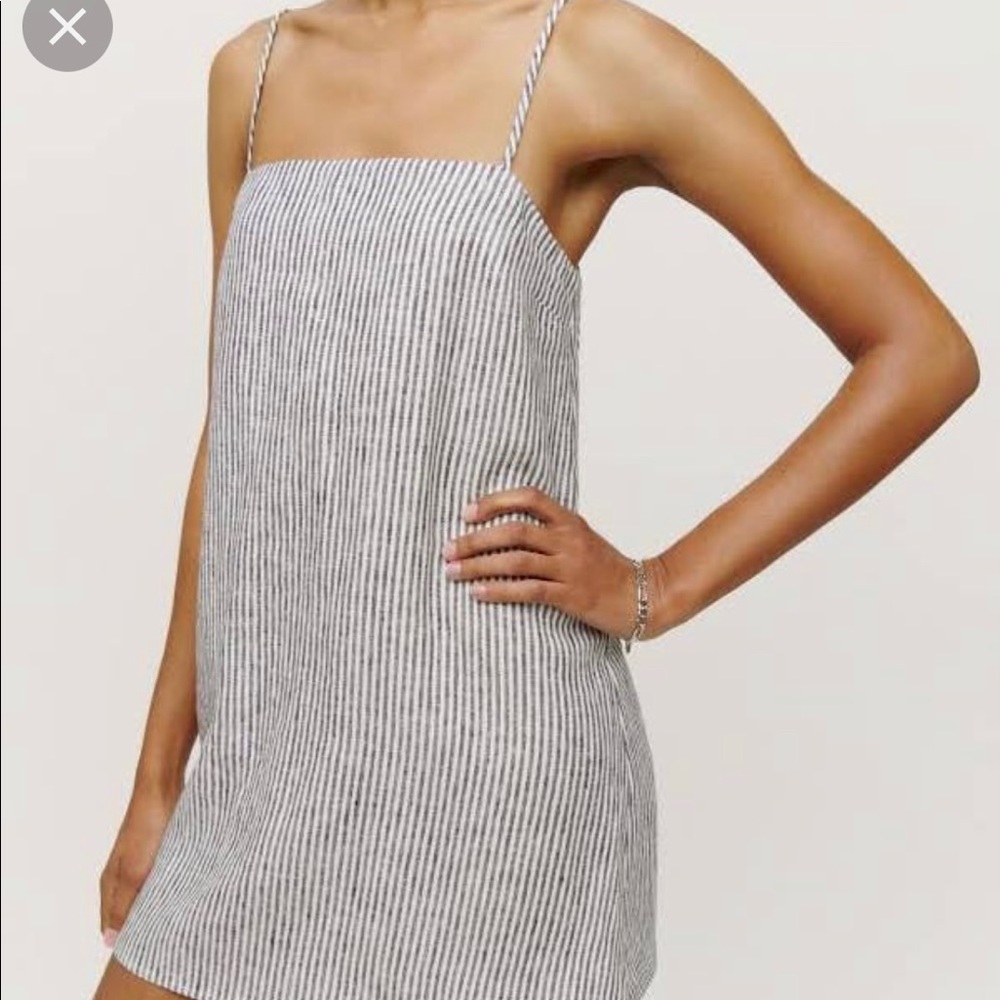 Reformation Aubree Linen Dress